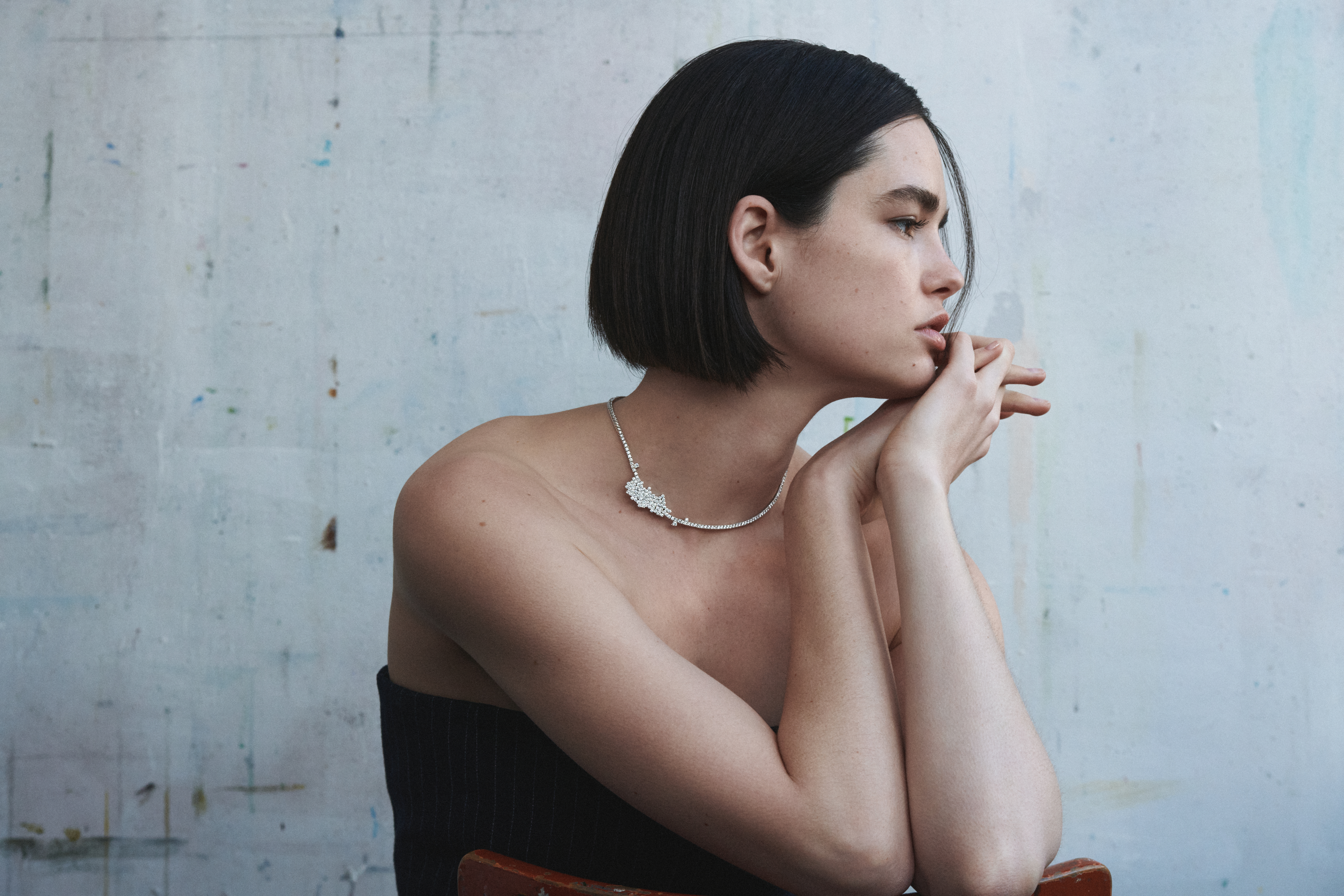 woman wearing jewellery