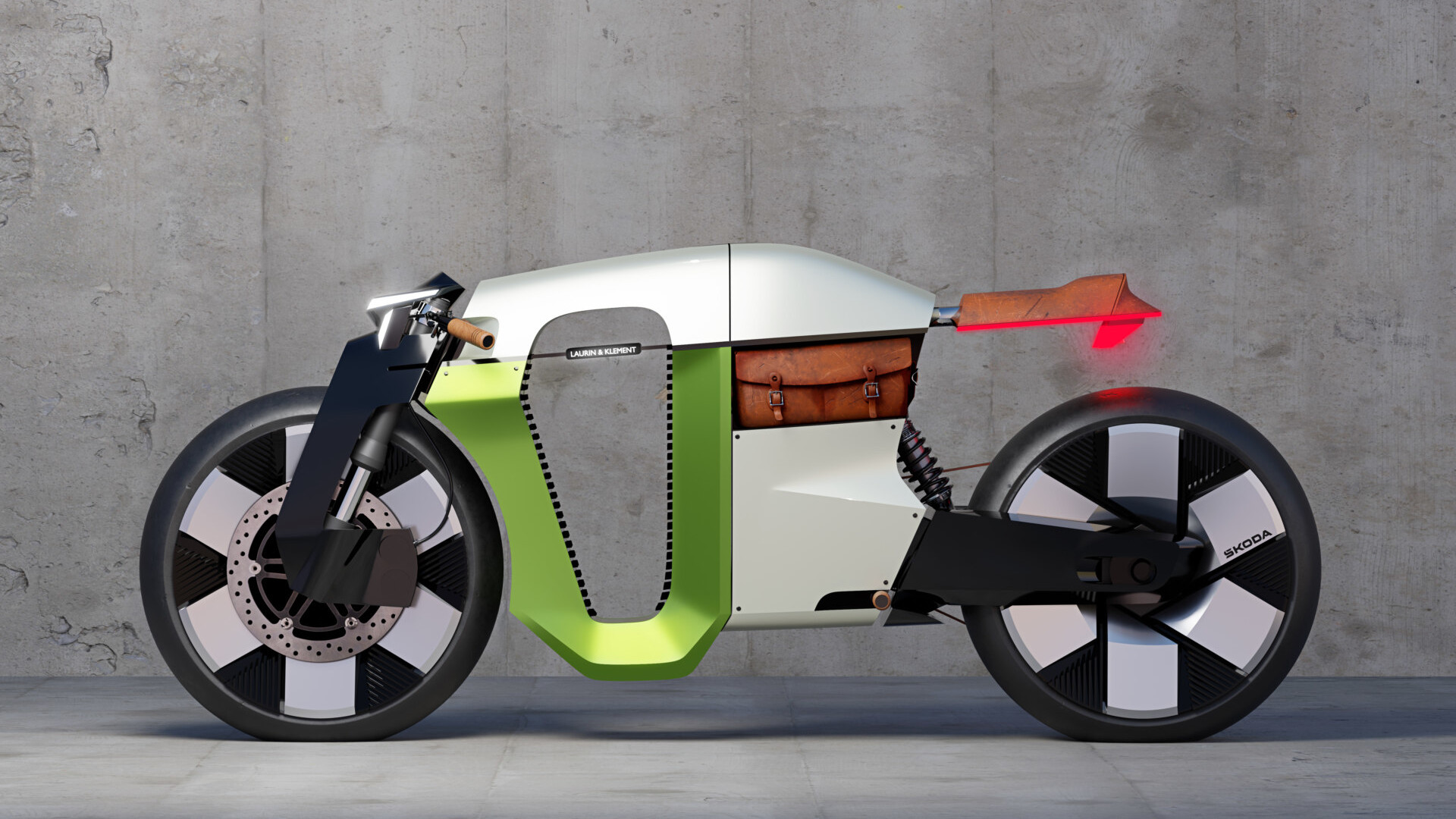 &Scaron;koda Slavia B concept motorbike