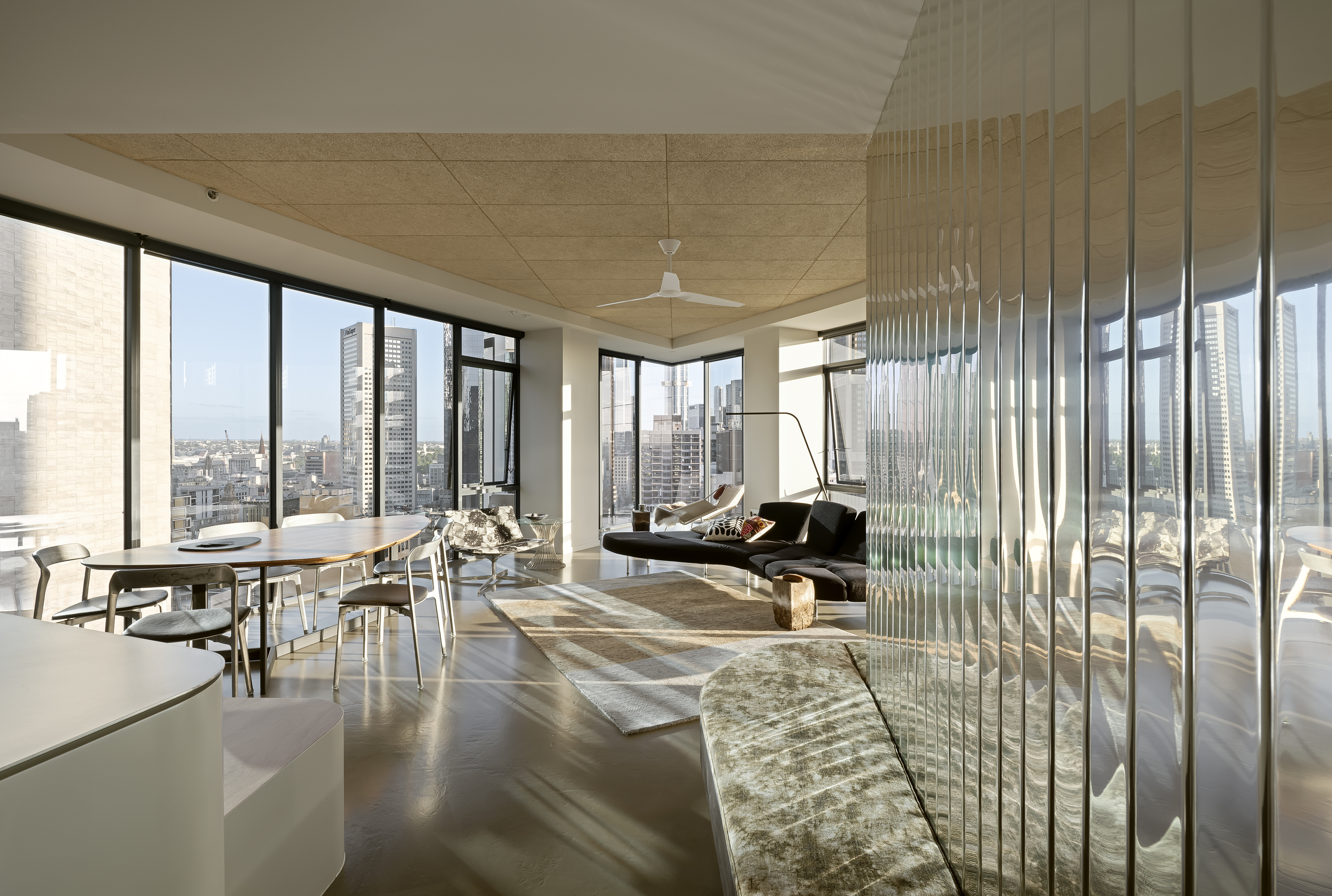interiors of The Republic Tower apartment by Multiplicity