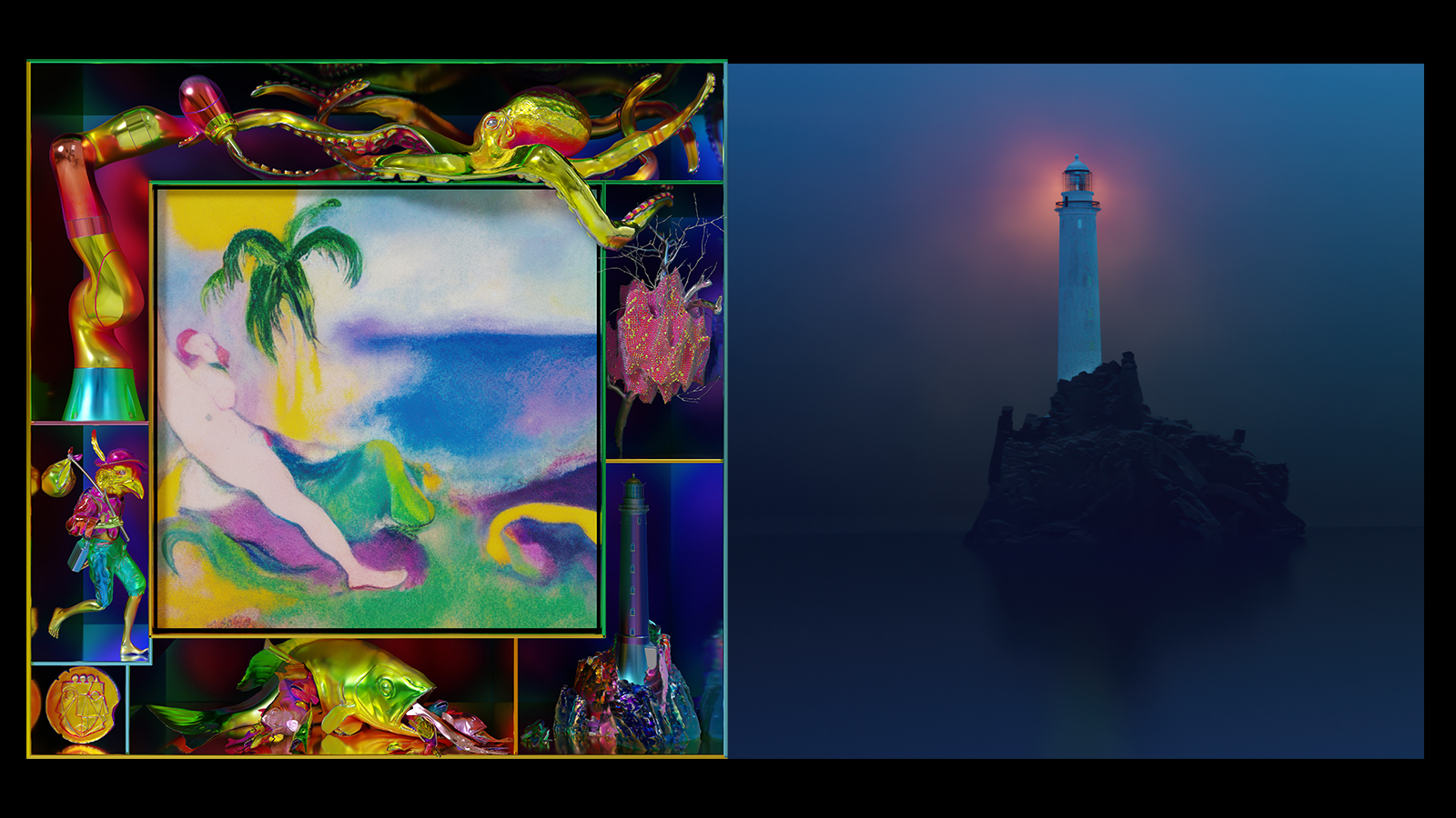 Jonathan Zawada for Thom Yorke and Mark Pritchard's Tell Tales