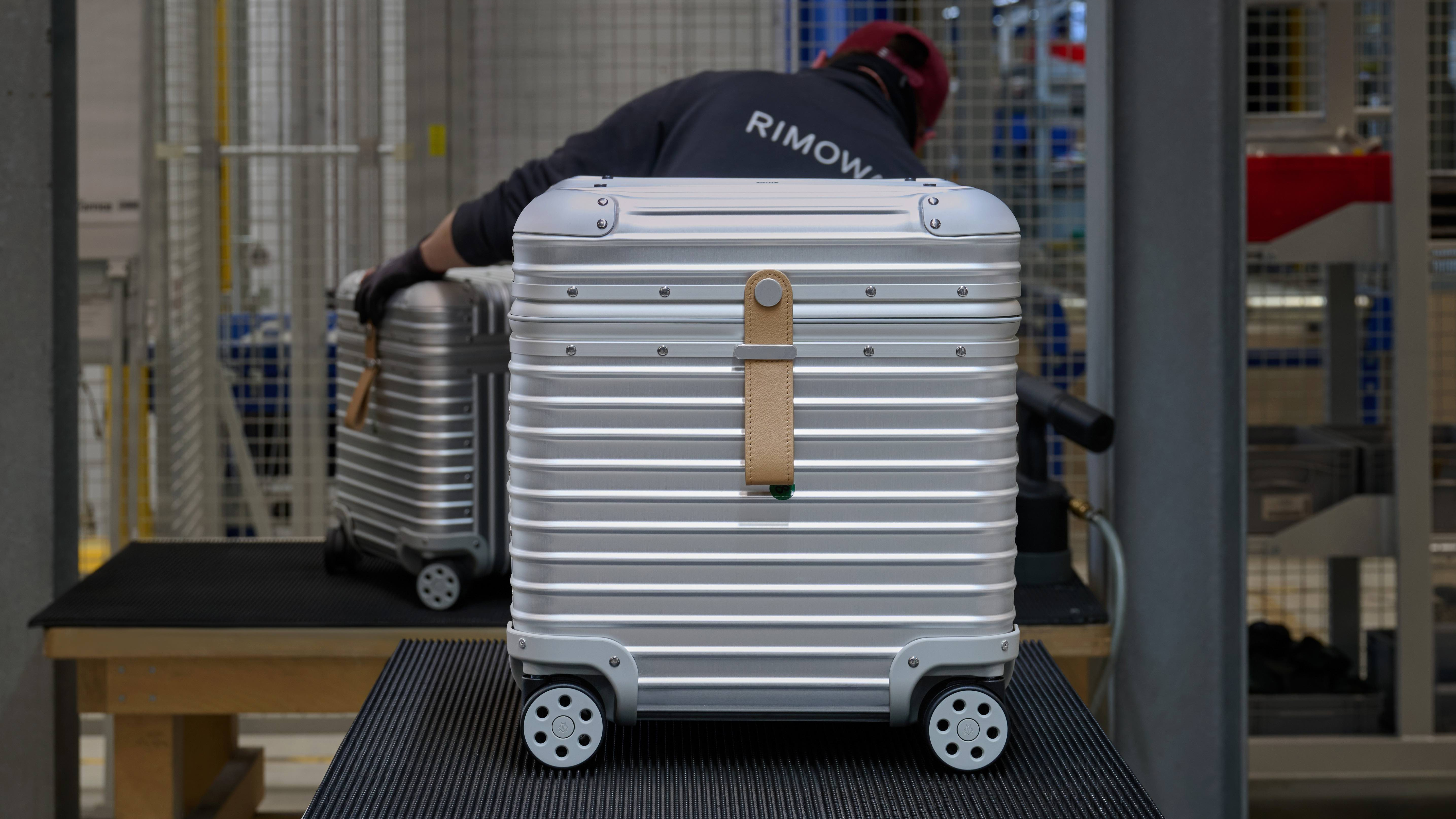 aluminium storage stool on a platform in production factory