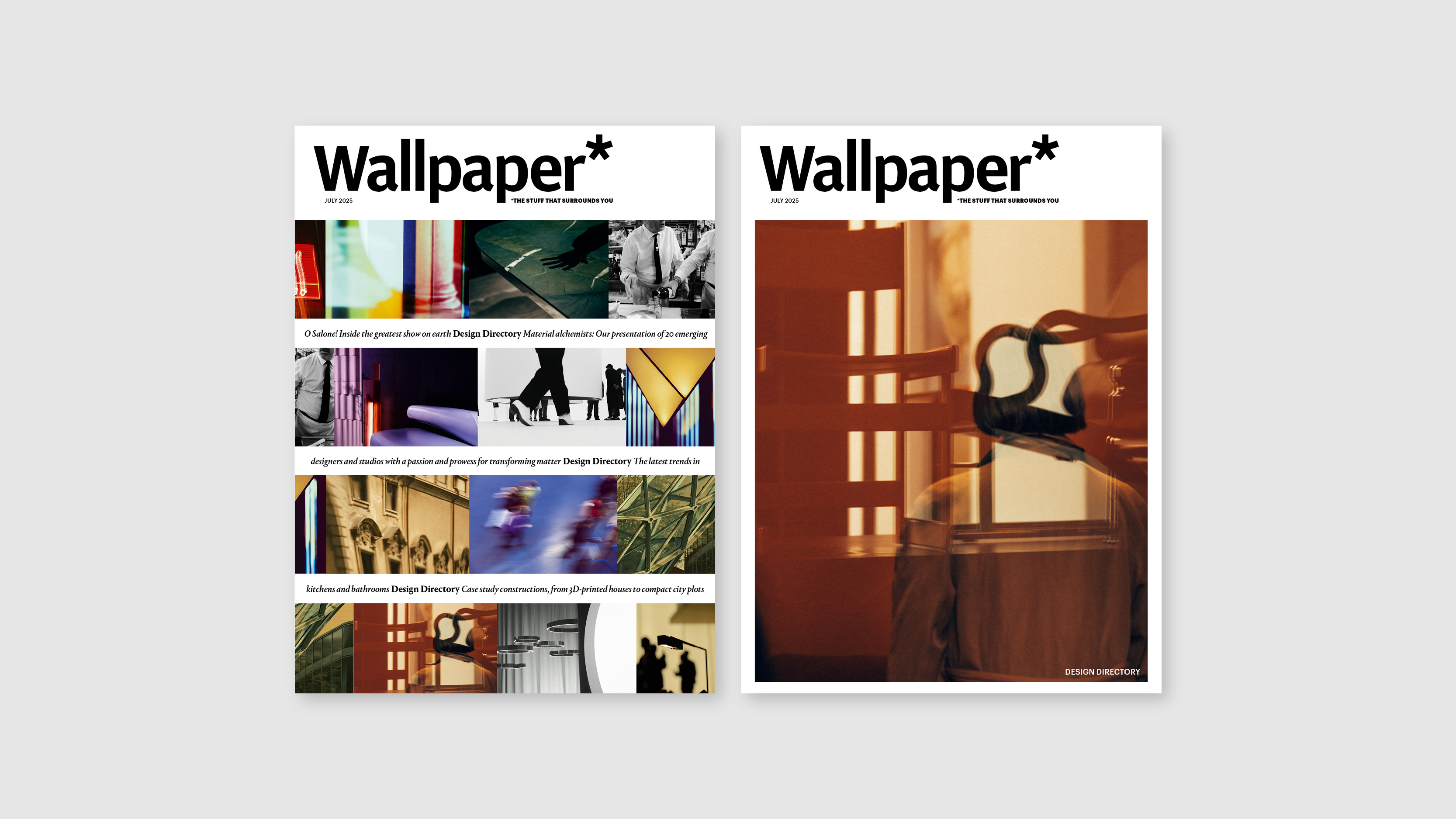 Wallpaper* July 2025 Design Directory covers