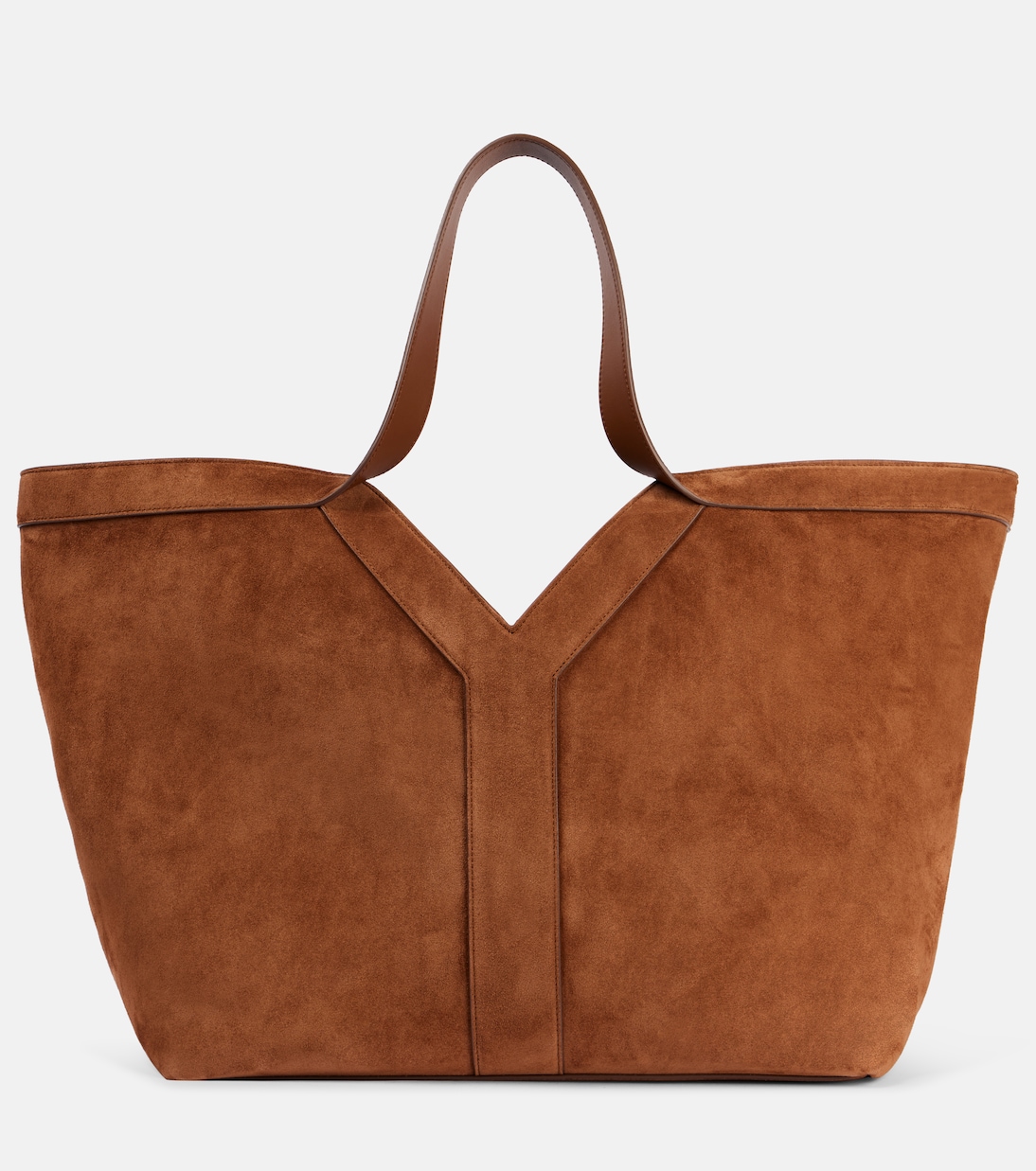 Y Suede Tote Bag