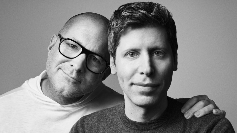 Jony Ive and Sam Altman